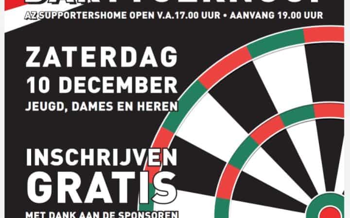 “Jantje’s” Dart Toernooi 10-12-2022 a.s. Supportershome AZ-Alkmaar