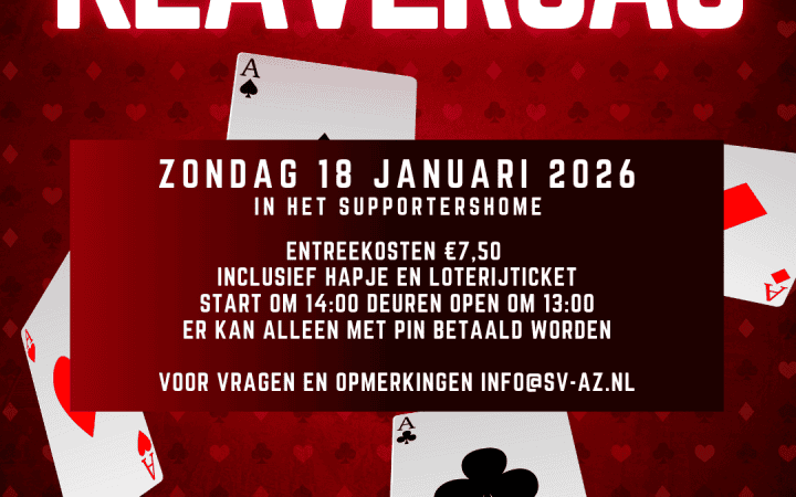 Ook in 2026 gaan we klaverjassen!
